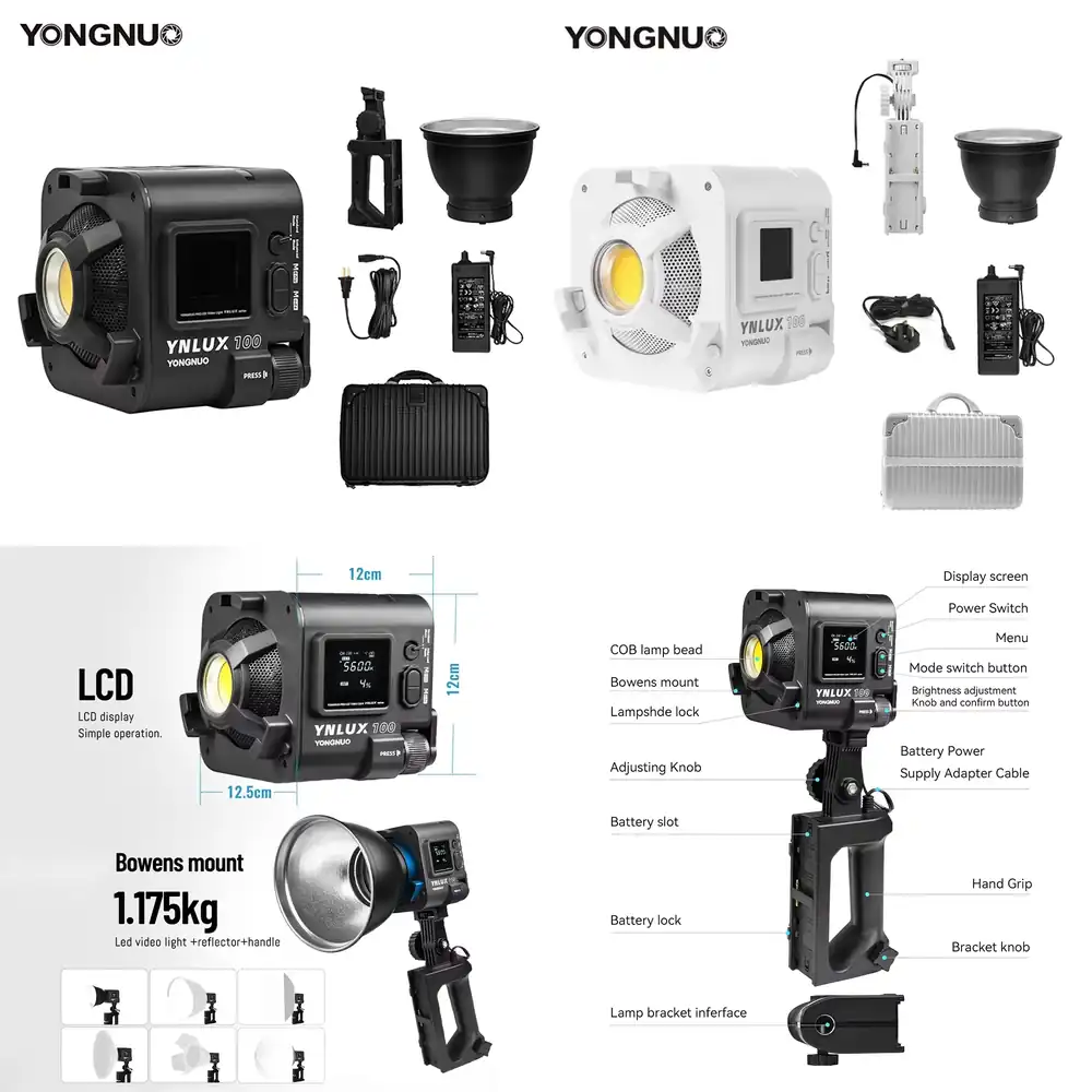 YONGNUO YNLUX100 100W 3200K-56 - Photography Lighting Handheld recensione e prezzo