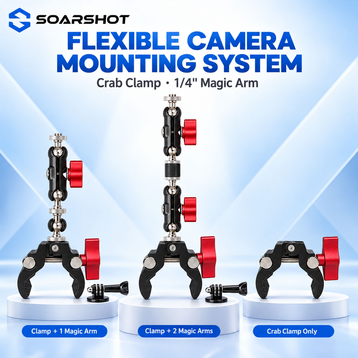 Morsetto a granchio SOARSHOT p - Photography Lighting Description recensione e prezzo
