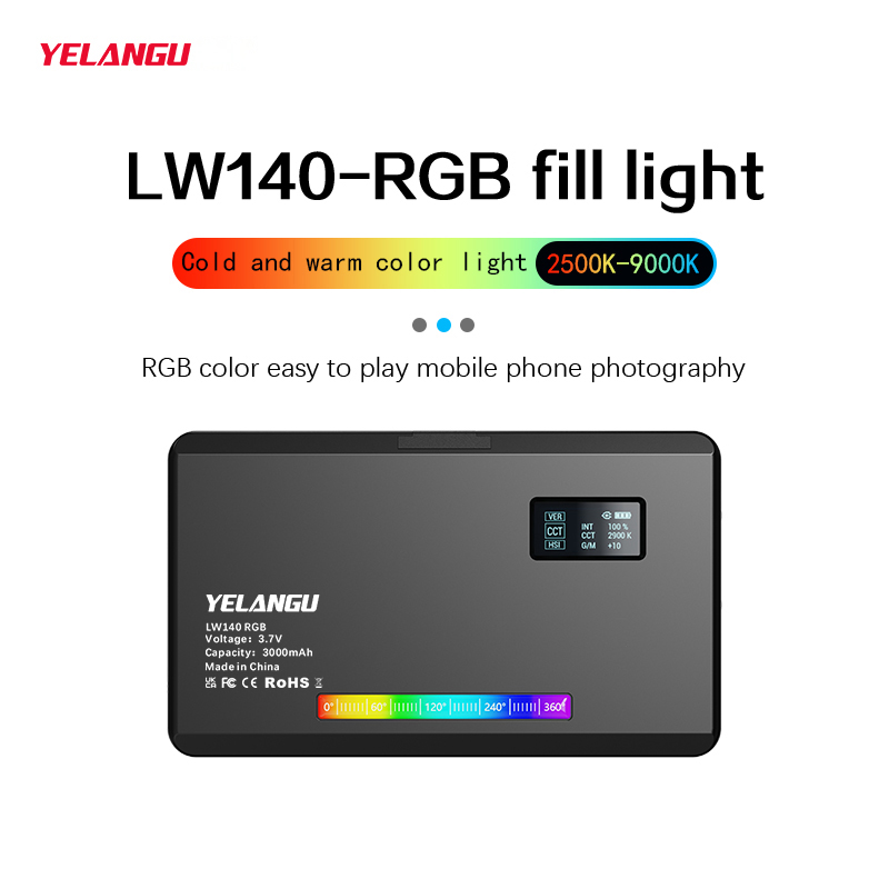 YELANGU RGB LED Luce video W14 - Photography Lighting Description recensione e prezzo