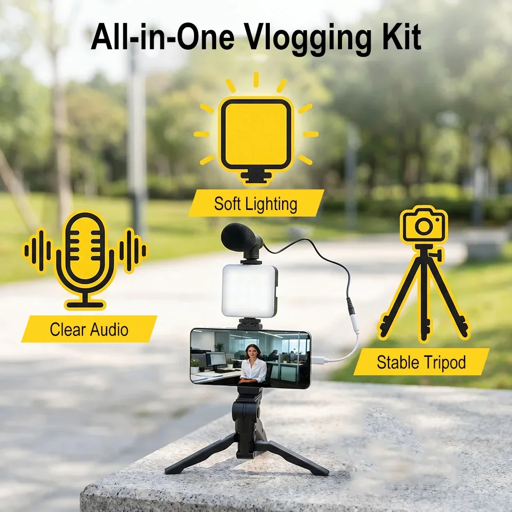 Kit Vlogging per Smartphone: L - Photography Lighting Kit Portable recensione e prezzo