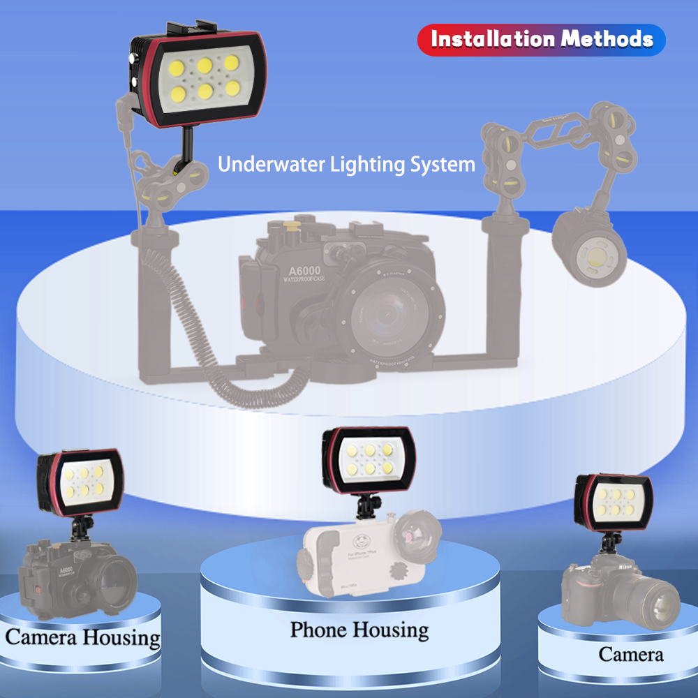 Seafrogs lampada subacquea a L - Photography Lighting Brands recensione e prezzo