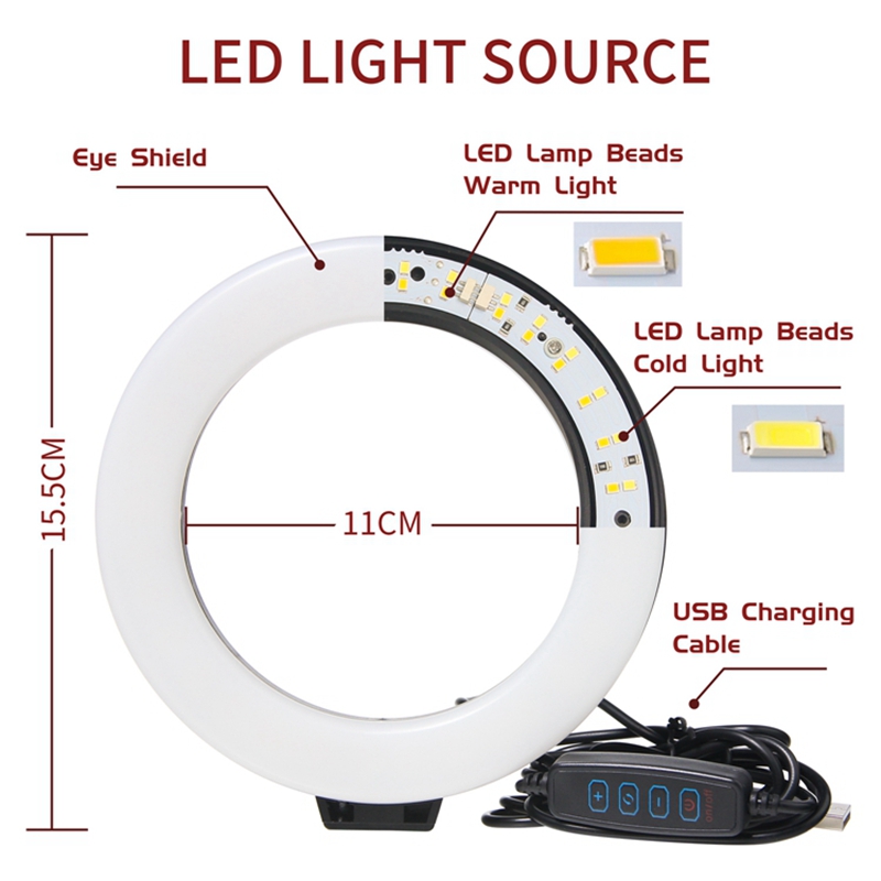 Luce ad anello dimmerabile da  - Photography Mobile Lighting recensione e prezzo
